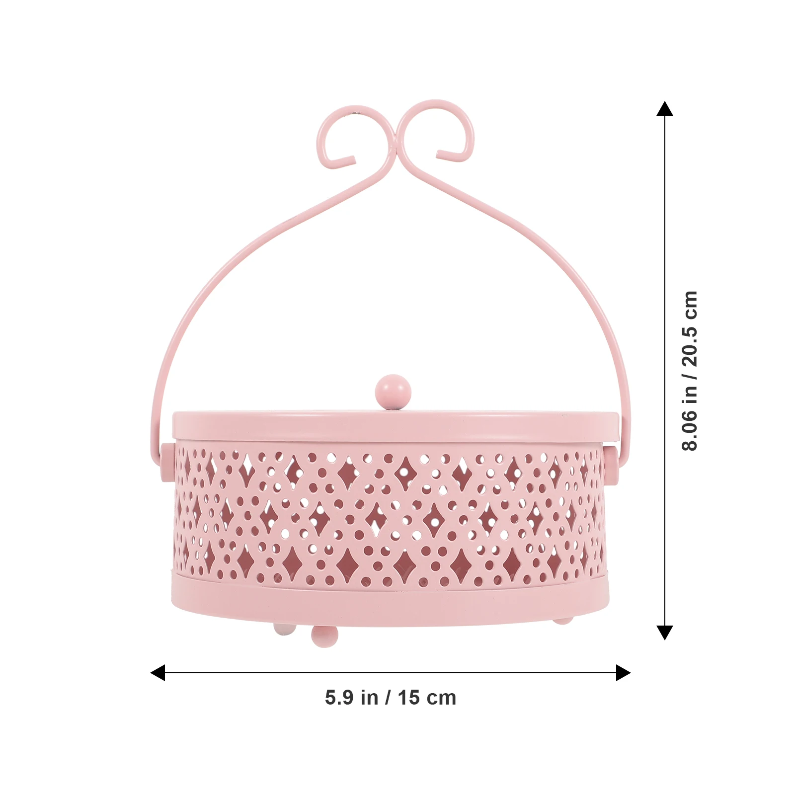 

Decorative Incense Burner Iron Aroma nace Household Ornament Retro Style Hollow Pattern Smoke Dispersion Efficient