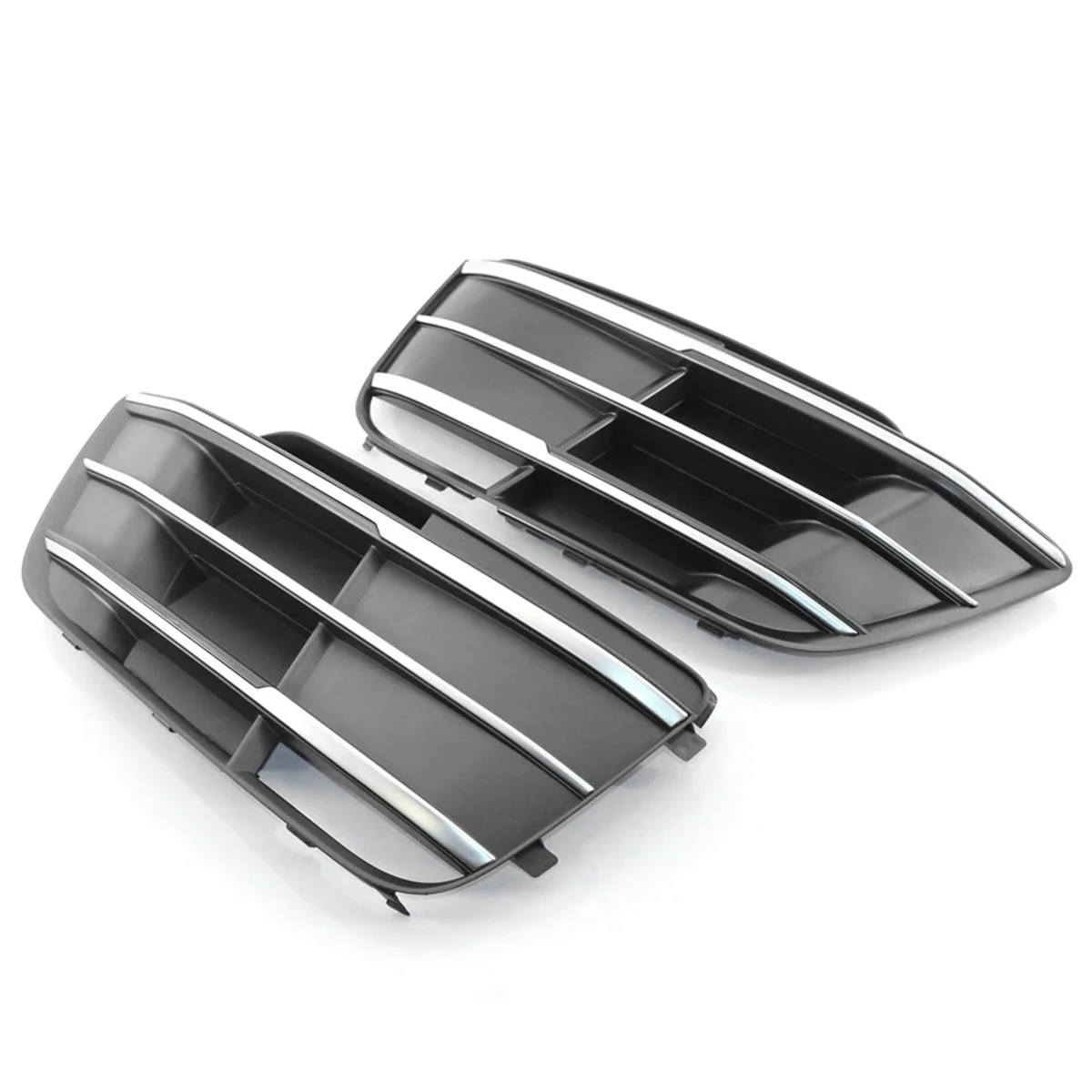 

Automotive Front Bumper Fog Lamp Light Cover with Chrome Trim for Audi SQ5 S-Class Q5 2018-2022 80A807679M 80A807680M