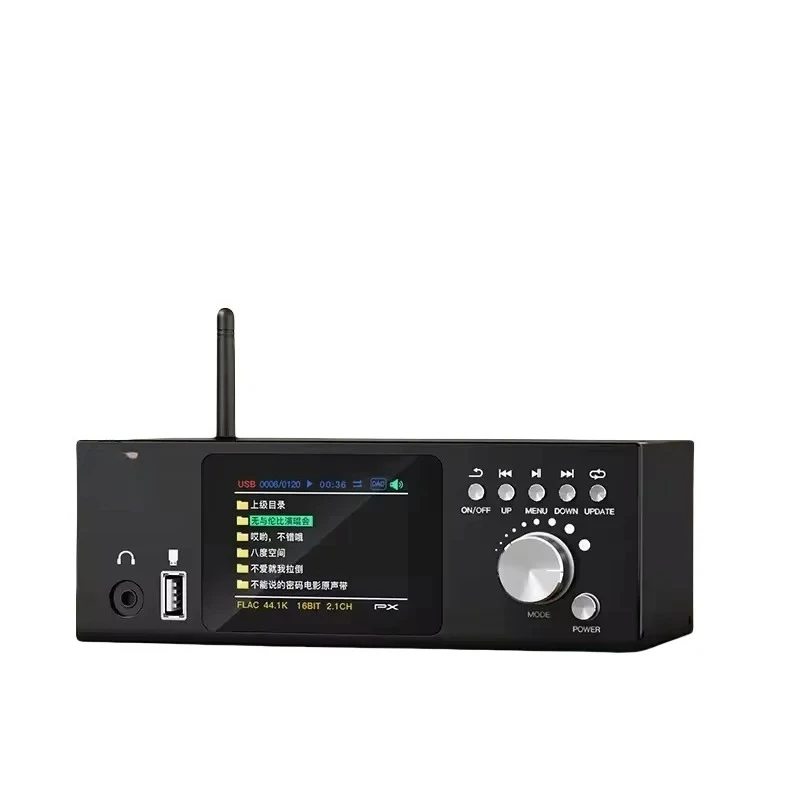 Flagship HIFI Digital Music Player ES9038Q2M DAC DSD512 Lossless Decoding Audio Decoder QCC5125 Bt 5.1 AMANERO USB