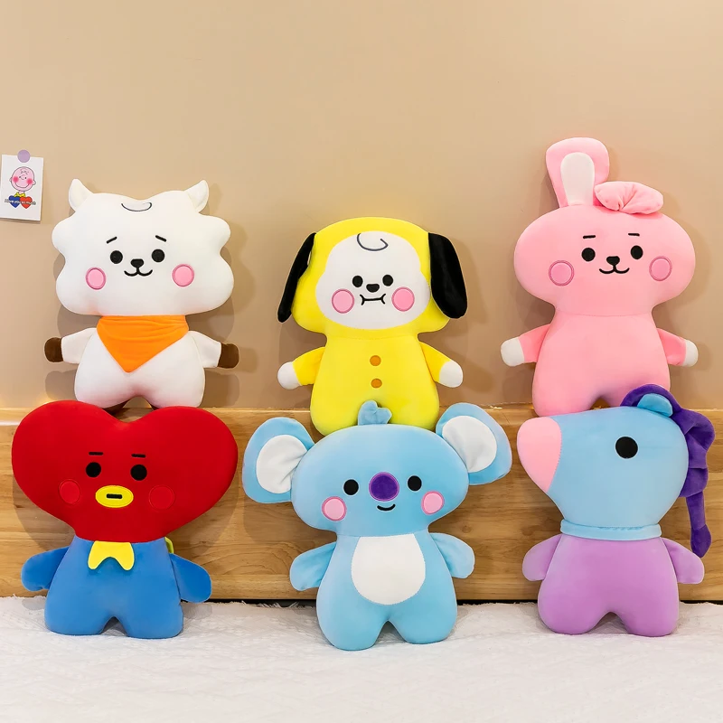 

40cm Cute Sheep Koala Alien Rabbit Dog Plush Dolls Toy Kawaii Cartoon Soft and Comfortable Pillow Room Decoration Birthday Gifts