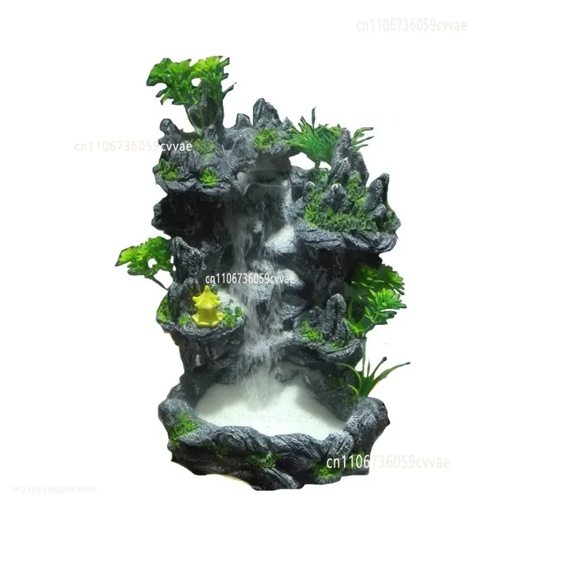 Grass Carp Tank Quicksand Waterfall Finished Rockery Package DIY Landscaping Aquarium Power