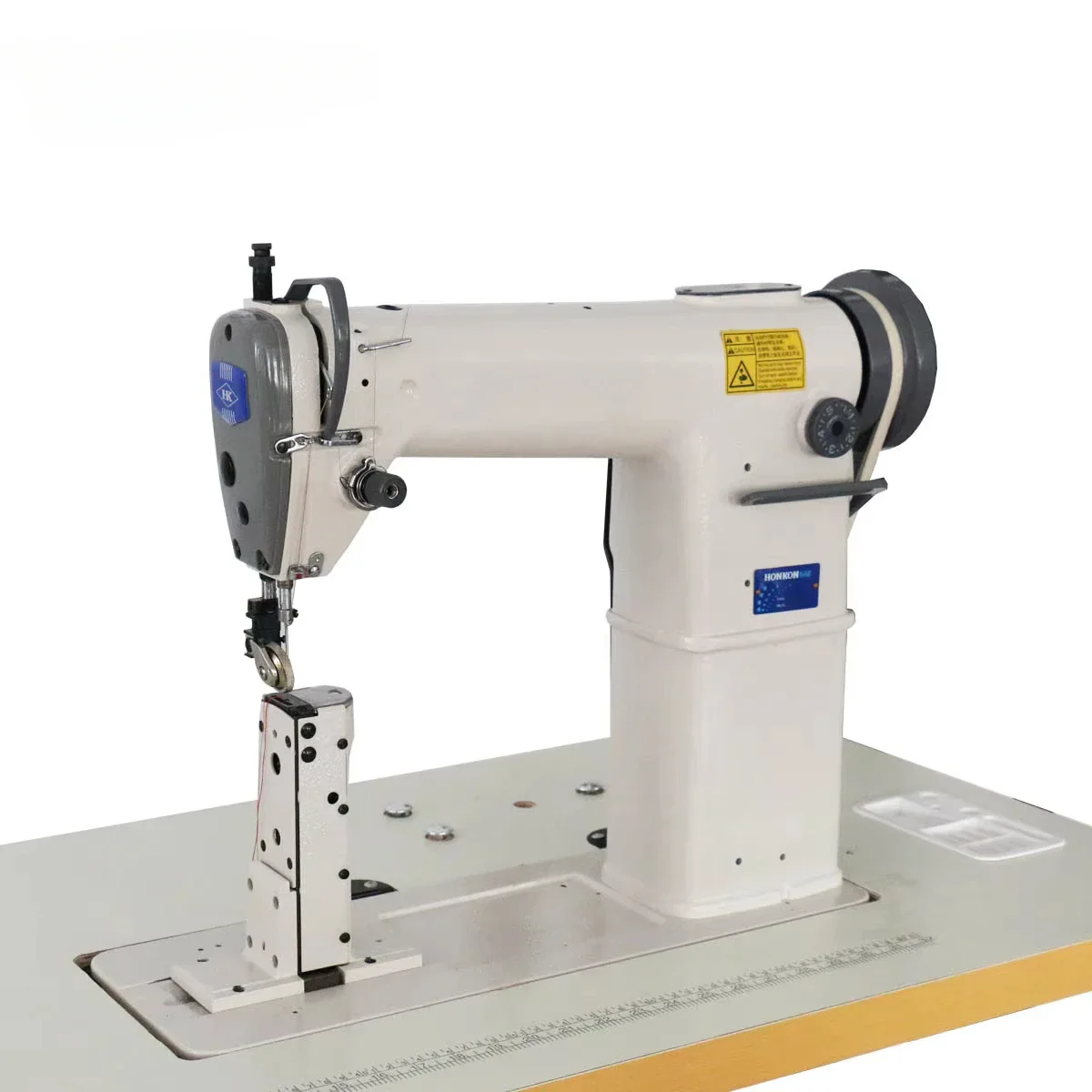 

Industrial Single Needle Post Bed Lockstitch Sewing Machine Suitable For Martin Boots Leather Shoes Machine head only