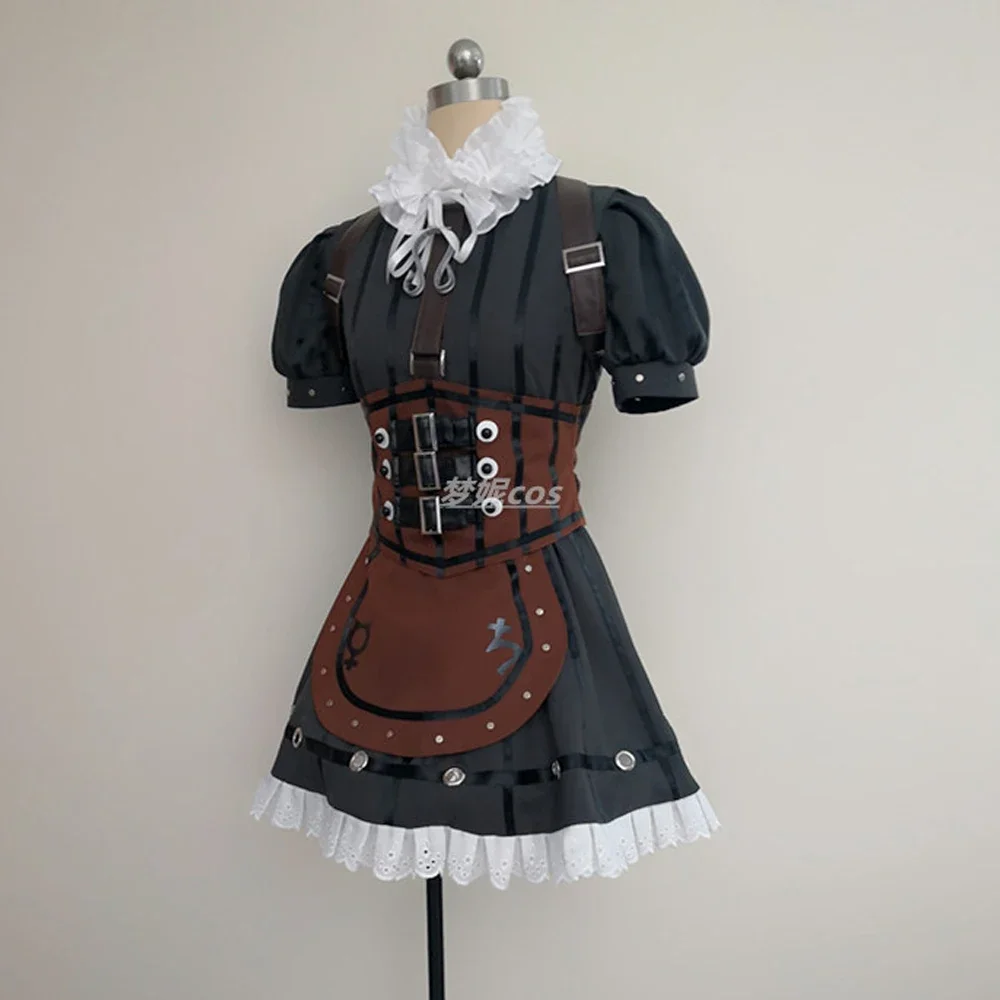 New Alice Madness Returns Cosplay Costume Alice Steam Dress Outfit Halloween Party Costumes for Women Men - Image 4