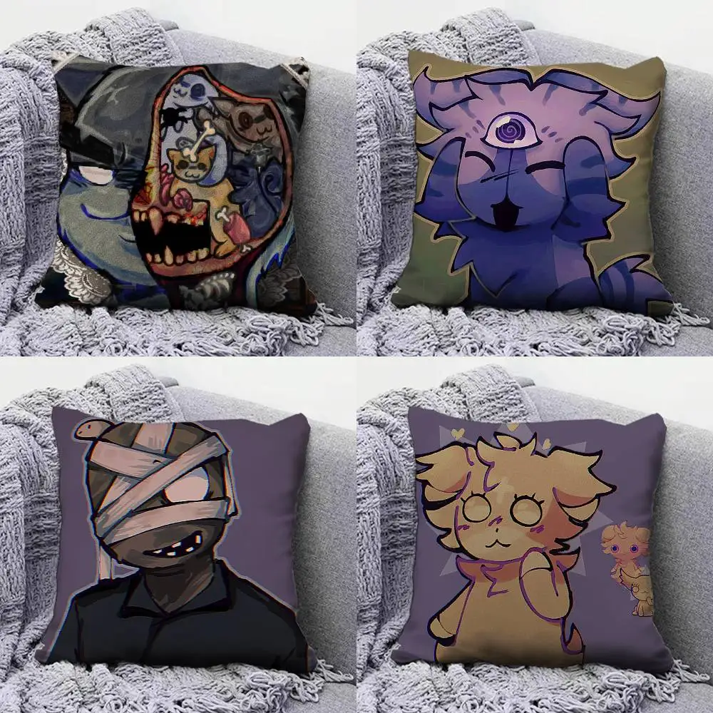 

game mewgenics Pillow Covers, Home Sofa Cushion Covers and Aecorative Custom