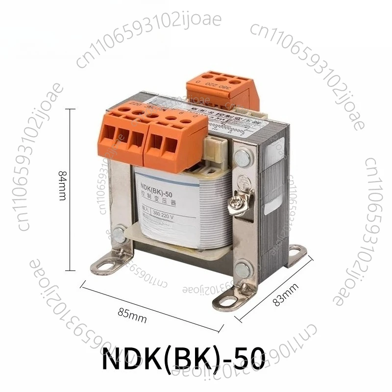 Transformador monofásico, transformador de control de máquina herramienta Transformador de aislamiento BK-50VA Transformador de potencia