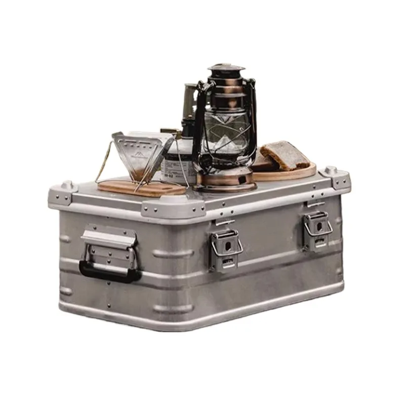 

Multifunctional folding picnic storage box