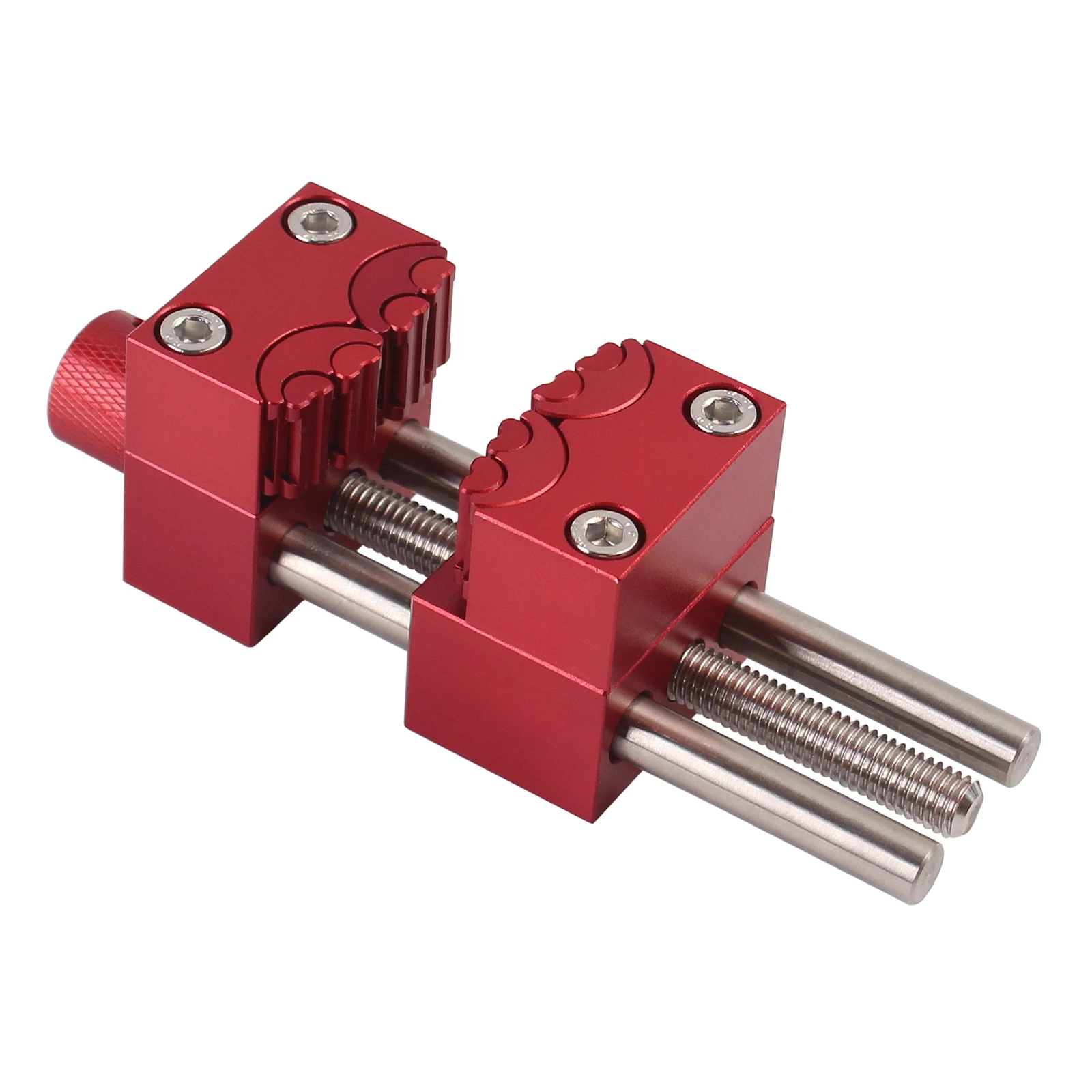 1Pc Heteromorphic Jaws Bench Vice Clamp, Aluminum Alloy Self-Adjusting Precision Clamping for DIY, Crafts,Jewelry Making, Repair