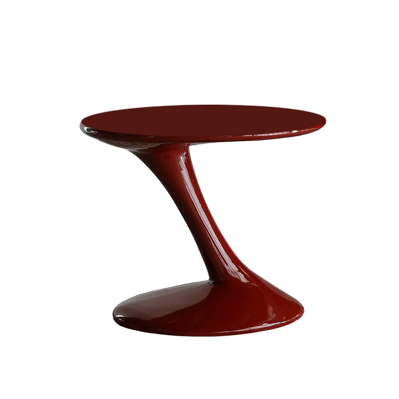 Nordic sofa edge corner table, living room small round table modern mobile small coffee table simple Internet celebrity bedroom