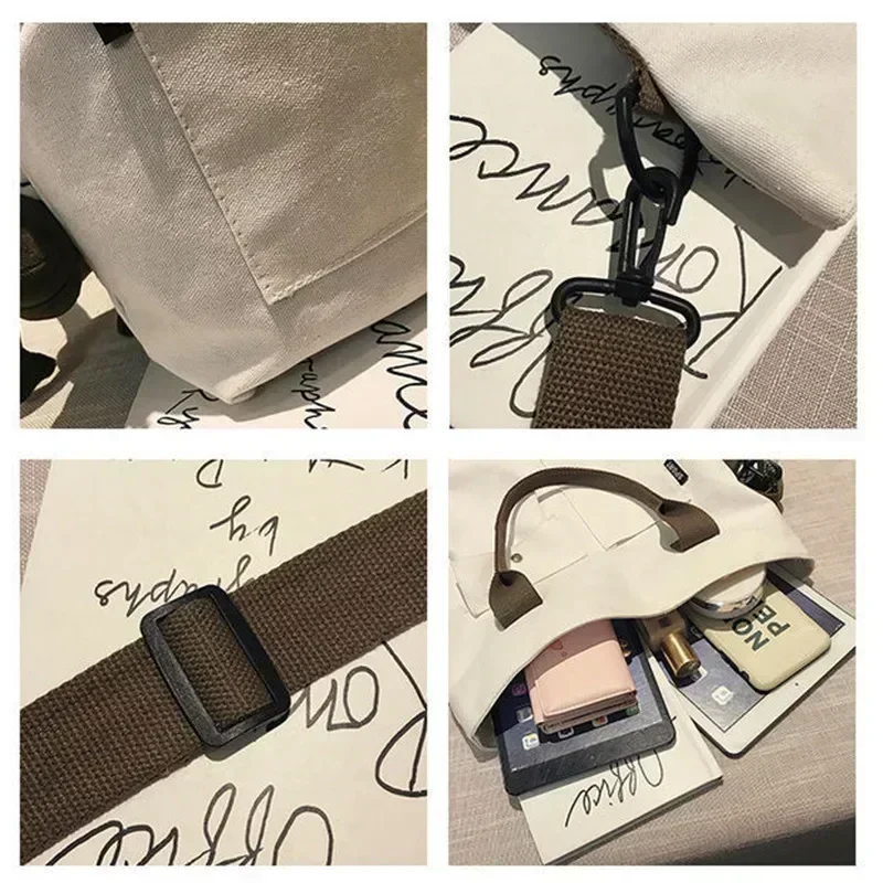 Canvas portátil saco grande, um ombro, série Sen, HB3, moda