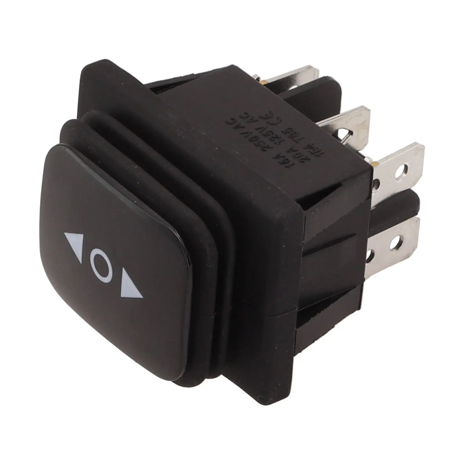 6 Pin Waterproof Momentary Polarity Reverse Switch with 3 Position Control for Reliable Use in DC Motor and Electrical Equipment