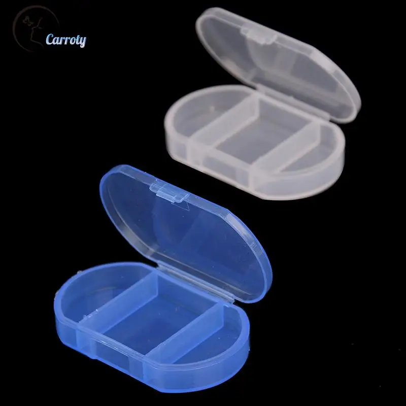 Holder Splitter Case Storage Organizer Container Case 1Pc Portable 2/3 Grids Pill Box Drug Tablet Medicine Storage