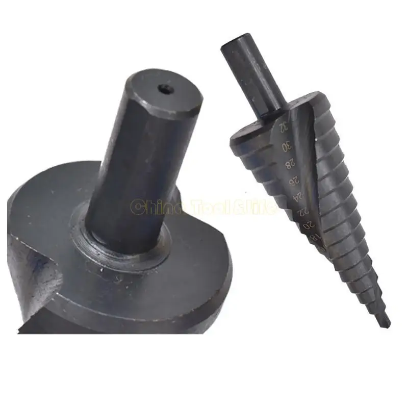 Taladro paso 57QF para metal, diámetro taladro cónico 4-32 mm, ranuras espirales pelado