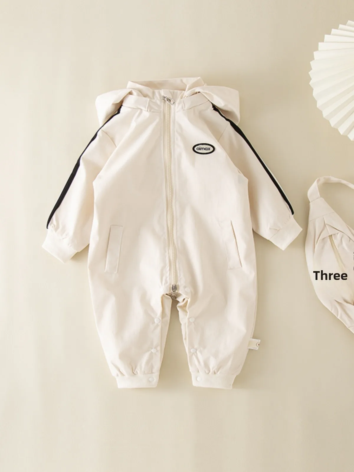 

Newborn Baby Clothes Autumn New Sle Boys Haome Two-Piece Suit Infant Rer Long Sve Cler Suit High Waist Long Pants