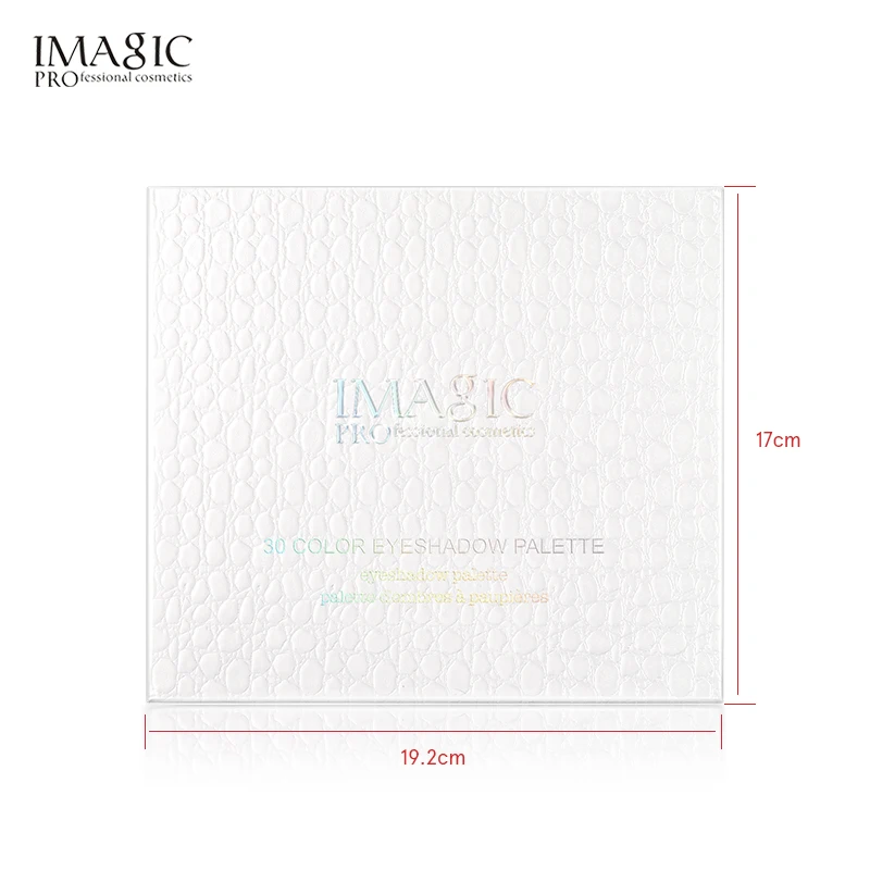 IMAGIC 30 Colors EyeShadow Pearlescent Makeup Glitter Pigment Smoky Eye Shadow Palette Waterproof Summer Swimming Cosmetic