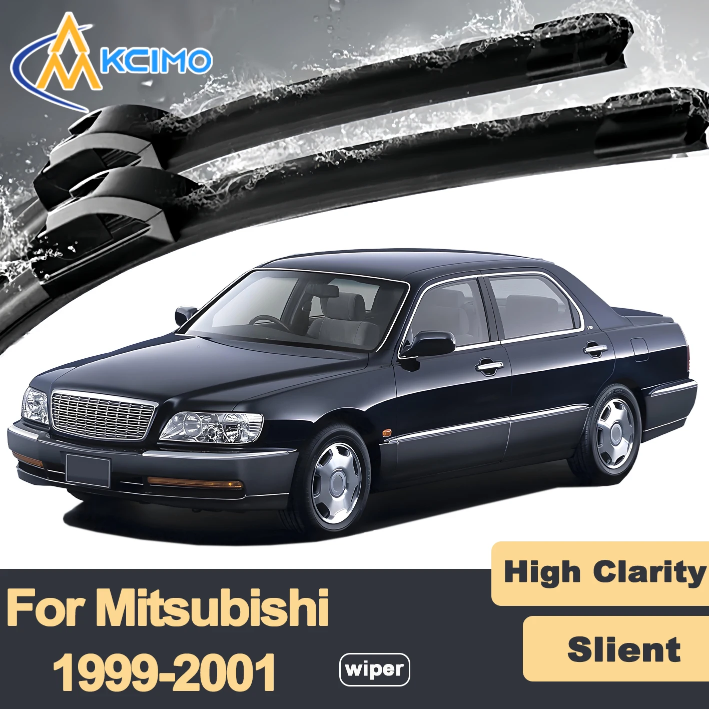 

Резиновые прочные бесшумные щетки стеклоочистителя премиум-класса, 2 шт. для Mitsubishi Proudia S32A S33A 1999-2001 Hyundai Equus