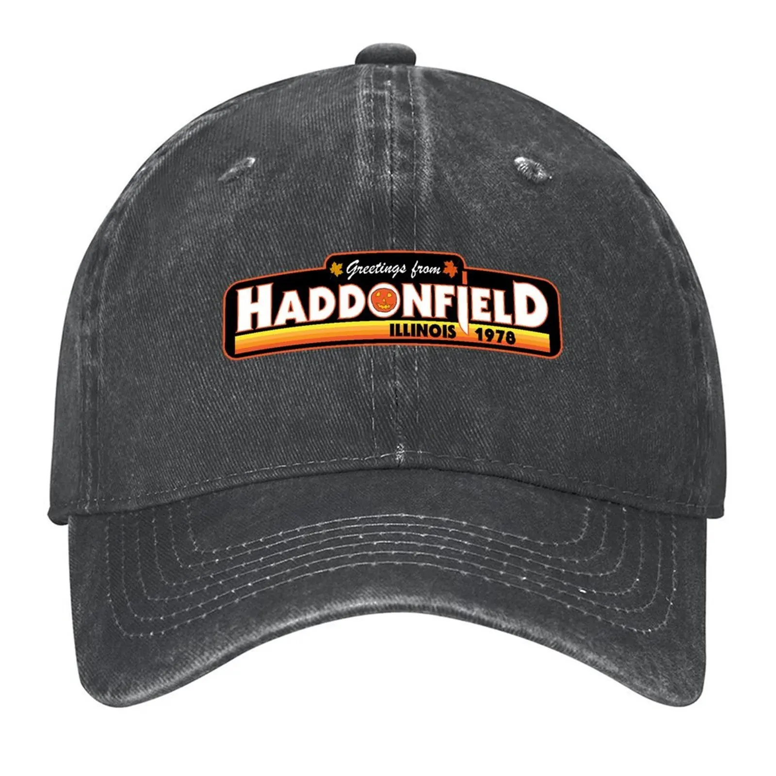 

Greetings from Haddonfield Halloween 1978 Baseball Cap hiking hat fun hats Rugby Icon Girl Men's