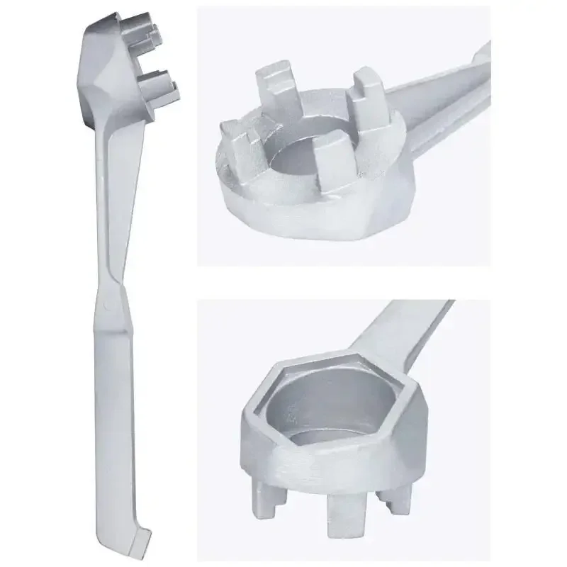 For Opening 10 15 20 30 50 55 Gallon Drum Bung Wrench Aluminum Gallon Drum Wrench Barrel Wrench Drum Opener Tool
