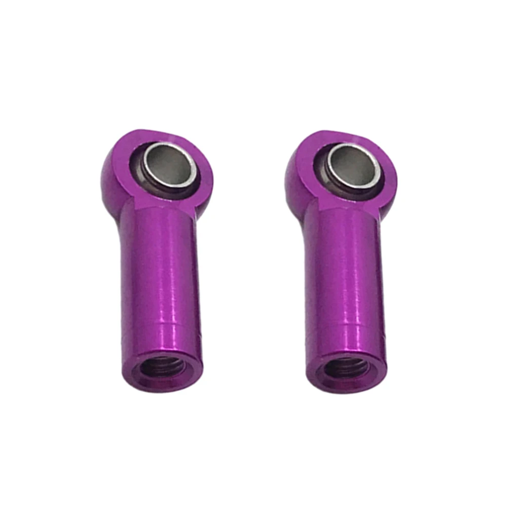 2pieces Alloy M3 Link Rod End Joint 3MM Ball Head Hole L 4.5MM For RC Car Truck Spare Part Upgrade Red