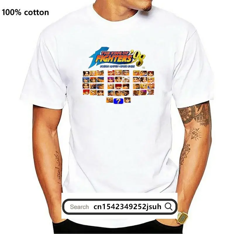 

New Funny Men T Shirt Women Novelty Tshirt The King Of Fighters 98 (Neo Geo Character Select) Shirt(1) Cool T Shirt