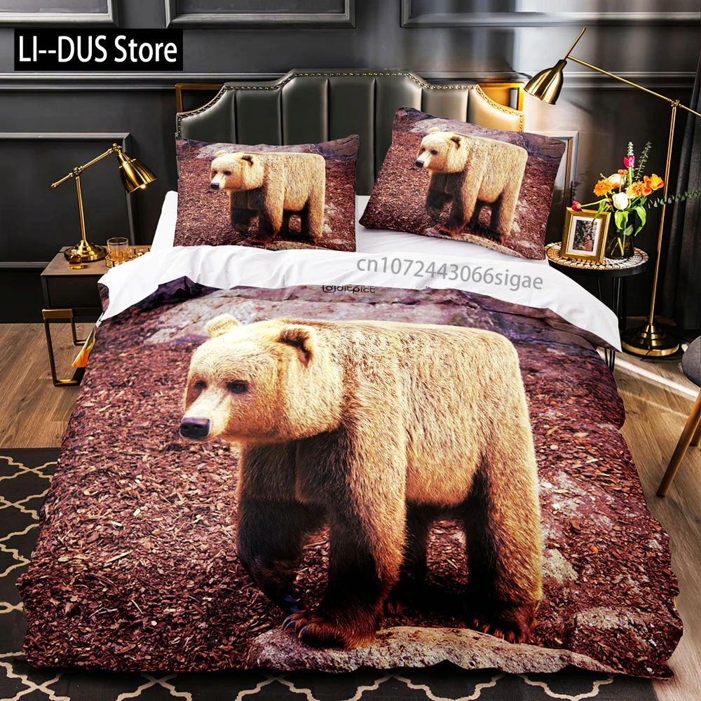 

Cube-Animals Bedding Set Single Twin Full Queen King Size Dog Bed Set Aldult Kid Bedroom Duvetcover Sets 3D Anime 030