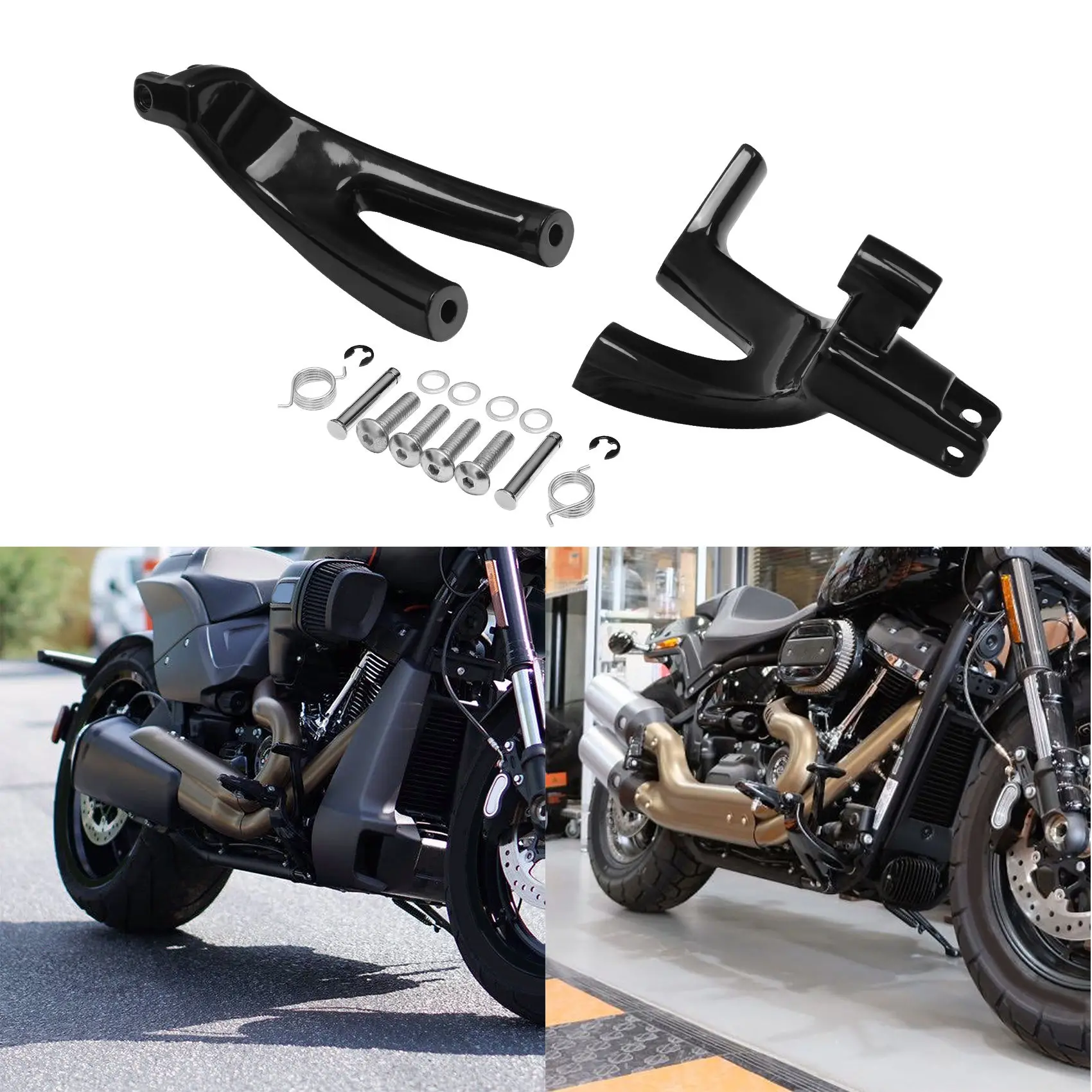 Front Footpeg Mount Bracket Kit For Harley Breakout Sport Glide Fat Bob FXDR 114 2018-later Motorcycle Driver