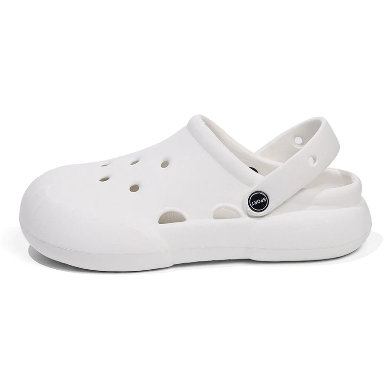 

Летняя женская обувь 2024, легкие домашние сандалии для медсестер, нескользящие дышащие мужские пляжные тапочки, модный комфортный дизайн