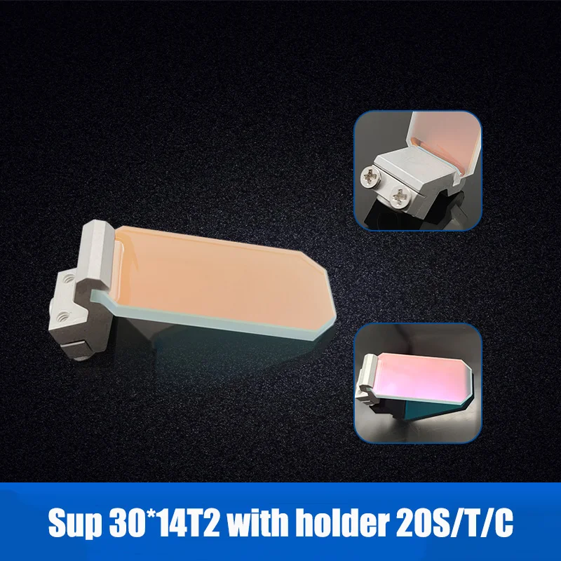 Reflektorspiegel Laser Handgerät 30 x 14 x 2 mm für WSX SUP QILIN HANWEI Schweißer Schneidkopf Kollimation reflektierende Linse mit Halter – Detail 5
