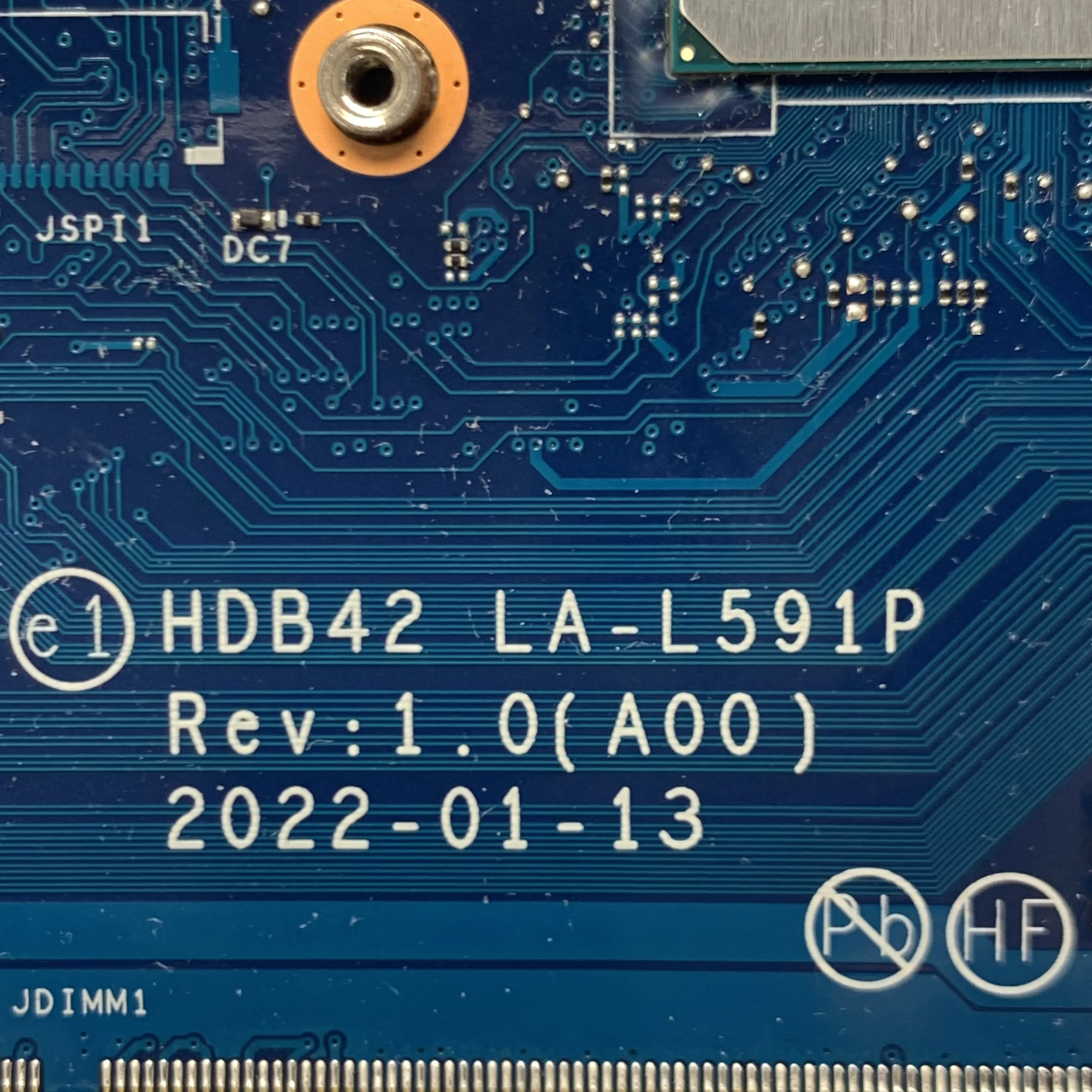 

03G0RF 3G0RF CN-03G0RF HDB42 LA-L591P материнская плата для ноутбука DELL Latitude 5430, материнская плата с процессором SRLFP I7-1255U, 100% протестировано, ОК