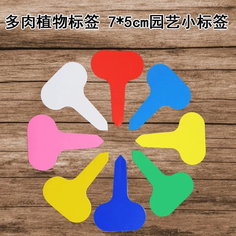 PVC Plastic Garden Plant Labels Plug-in Markers Flower Greenery Succulent Orchid Tags Waterproof Inserted Identification Signs