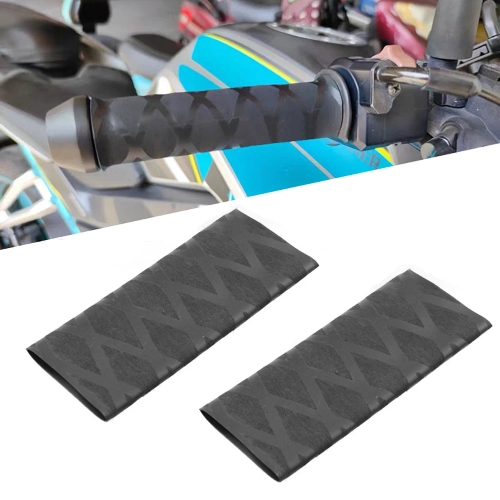 

2pcs Heat Shrink Tubing Heat Shrink Tubing High Quality Motorcycle Handle Cover 40mm*125mm Universal Heat Shrinkable Grip Tools