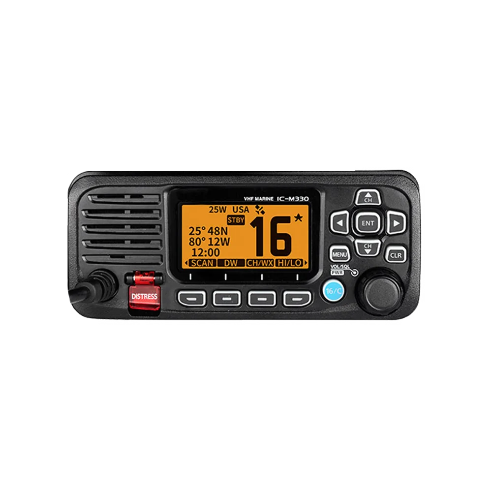 مقاوم للماء IPX7 25 واط البحرية اسلكية تخاطب البحرية راديو Vhf اسلكية تخاطب طويلة المدى M330 للبحر #1