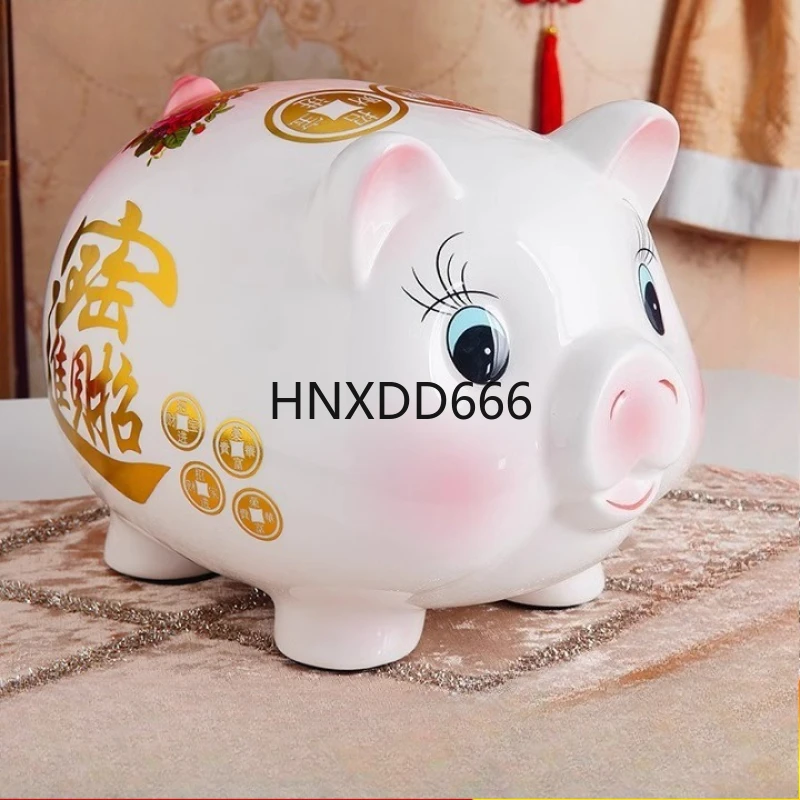

Kitchen Money Storage Containers Small Kids Home Bottle Storage Children Depositable And Retrievable Ceramic Pig Ornaments