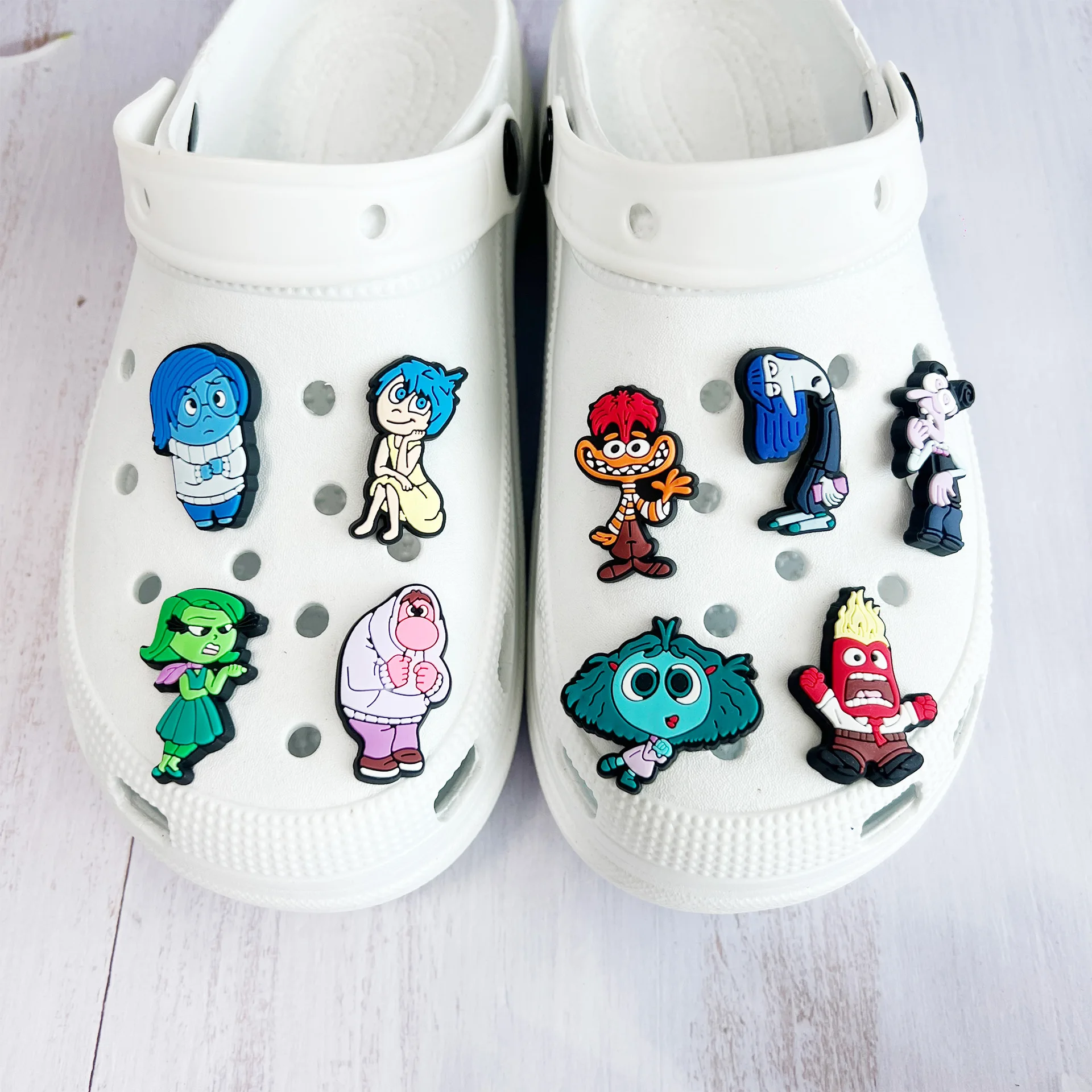 شباشب جذابة من الداخل للخارج ، ديكور جديد ، إكسسوارات أحذية جميلة ، صنادل على شكل لعبة زهور ، إبزيم حذاء مزخرف ، 9 ، لكل مجموعة