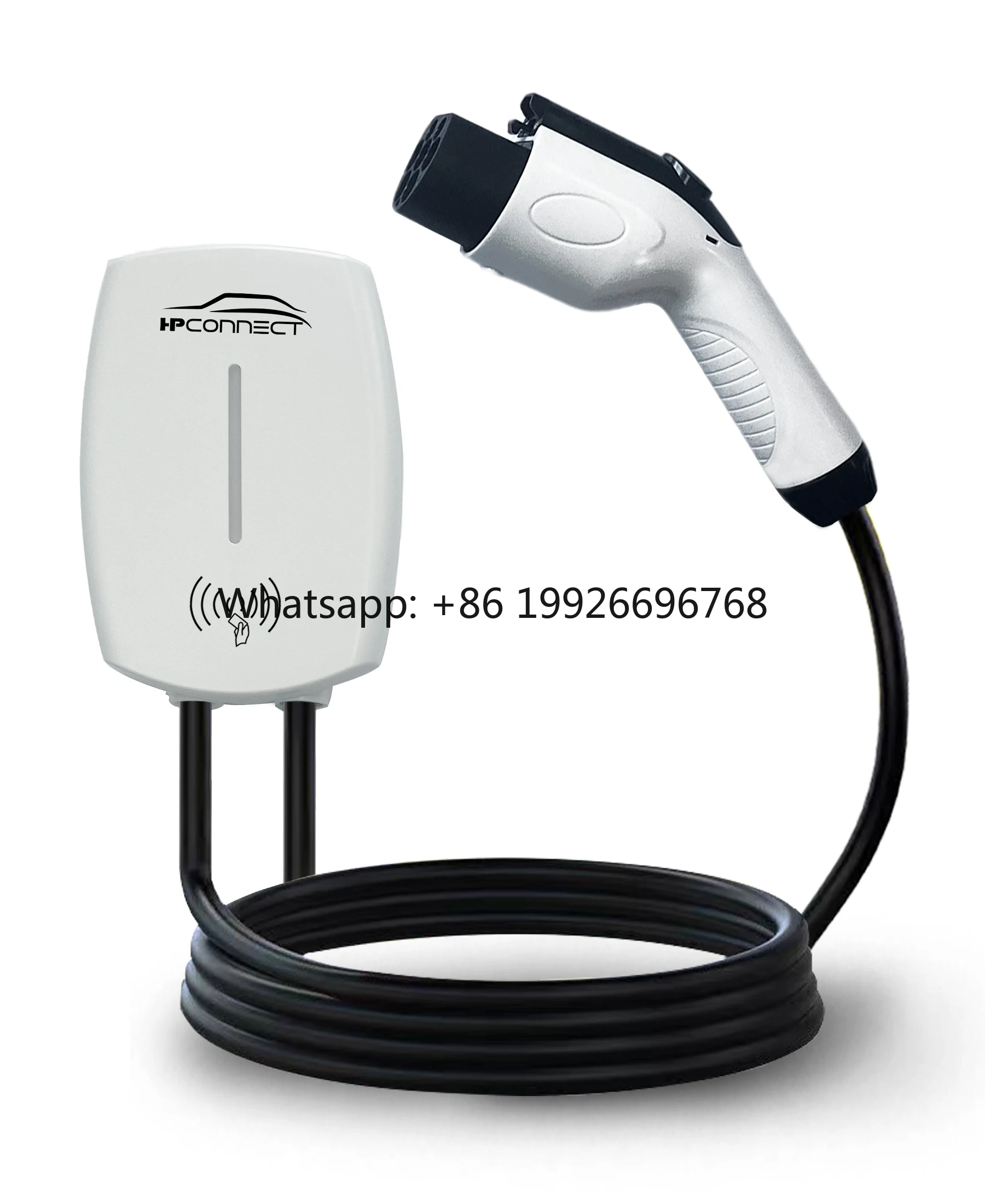 

Зарядное устройство переменного тока с разъемом IEC 62196, 3-фазное, 16А, для домашней зарядки электромобилей, 11 кВт, настенная зарядная станция с приложением