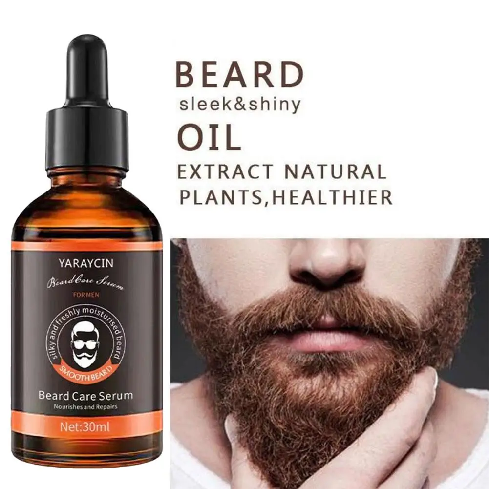 Aceite esencial para la barba, aceite refrescante para el crecimiento de la barba, raíz suave, suero para el cabello, cuidado de la caspa, nutritivo, A0F0, 30ML