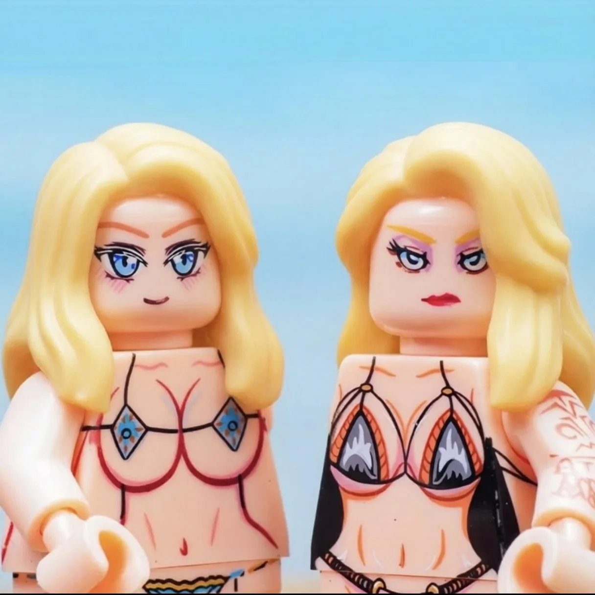 Brinquedos de Figuras de Ação Miniaturas de Mulheres Bonitas em Biquíni para Adultos 18+