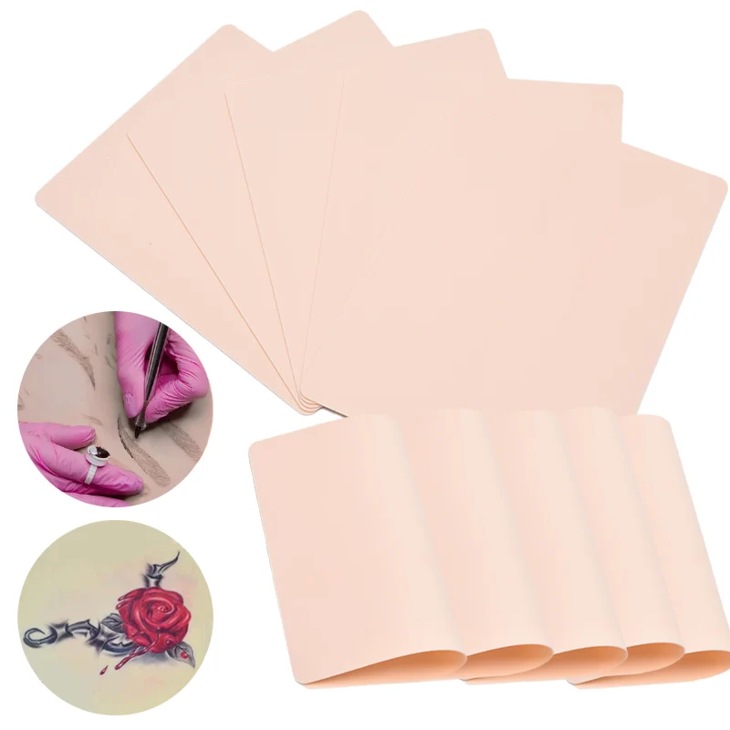 New Double Permanent Tattoo Beginner Skin Practice Simulation Skin Body Art Tool