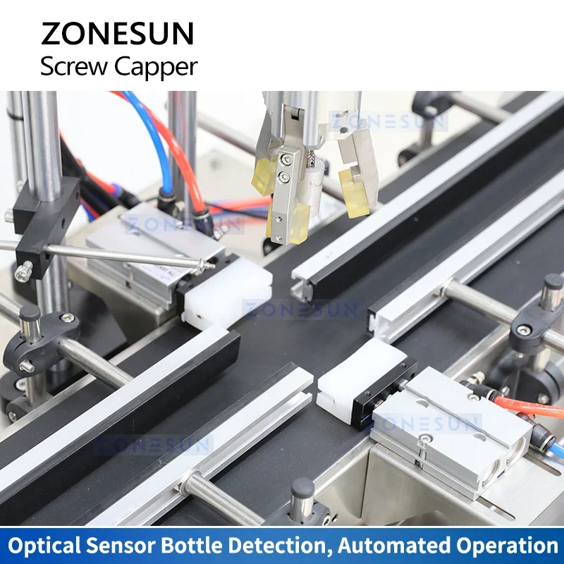 ZONESUN ZS-XG0001 Automatic Tabletop Bottle Capping Machine Servo Capper Sealer Equipment