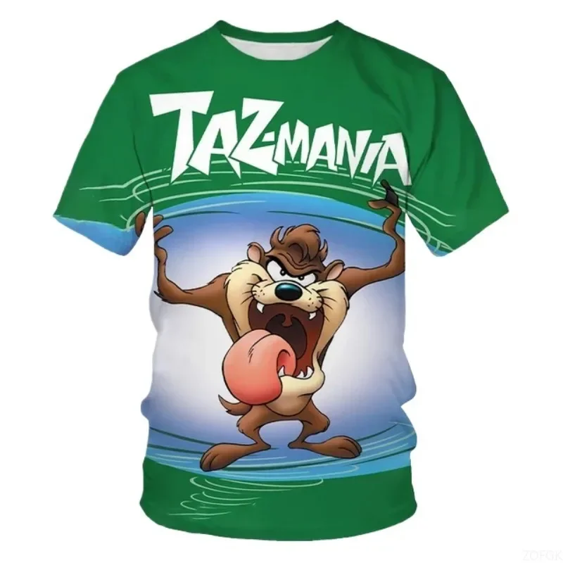 Hochwertiges 3D-Cartoon-T-Shirt für Herren | Hochdichter, personalisierter Druck auf atmungsaktiver Baumwolle für ganztägigen Sommerkomfort – Detail 8