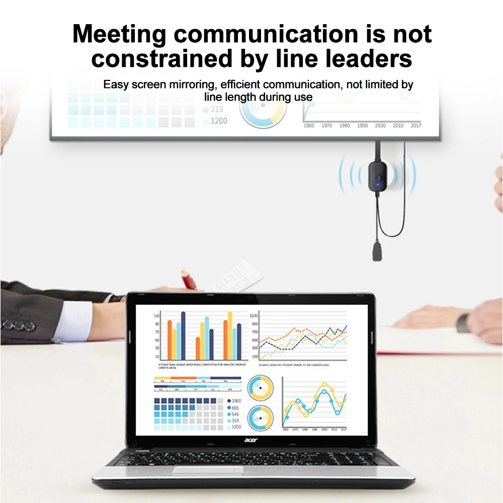 Wireless Screen Miracast TV Dongle Wifi Wireless TV Stick Supoort HDMI-Compatible 4K HD Mirror Screen Display Adapter For IOS