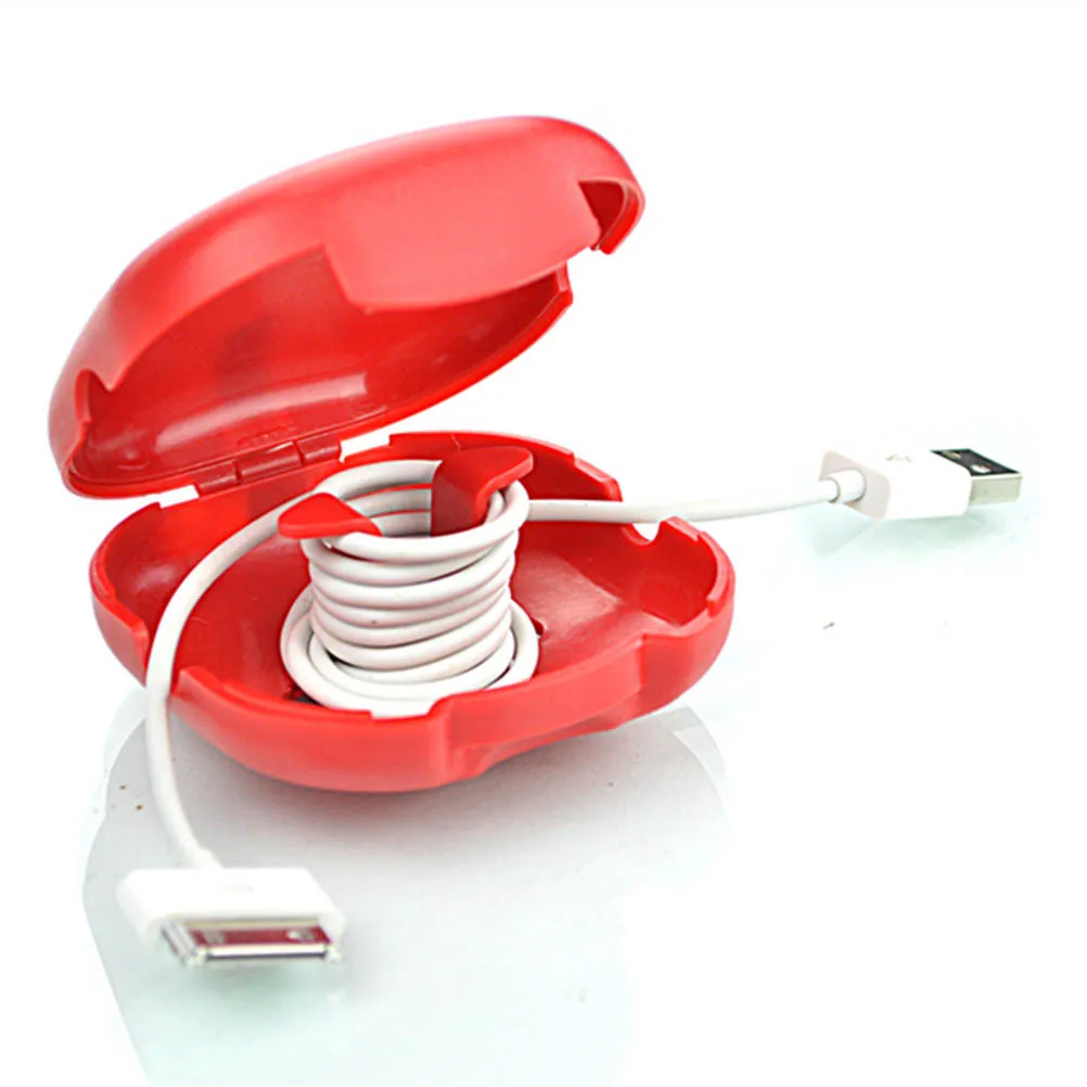 

6 pcs Cartoon Cable Winder Earphone Organizer Buckle Design Portable Usb Cord Protector For Travel Home School Random Color