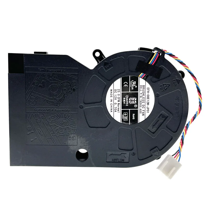 EFH-08E12W-JP01 TKR4X-A00 New Original Fan Radiator Cooler for Dell Optiplex 3050 5050 CPU Cooling Fan  0TKR4X 7D86K 07D86K