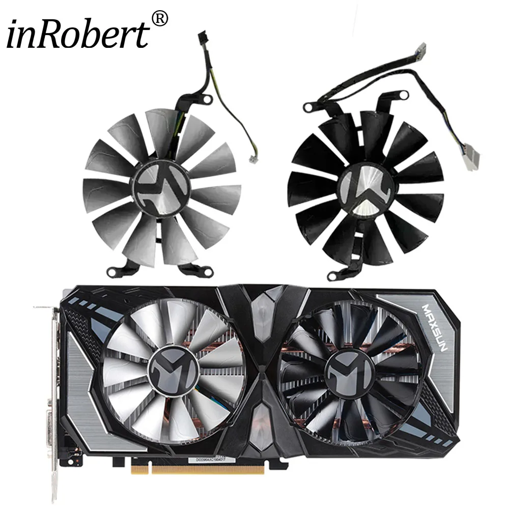 Video Card Fan Replacement For MAXSUN GTX 1660 1660S 1660Ti 2060 2060S Graphics Card Cooling Fan