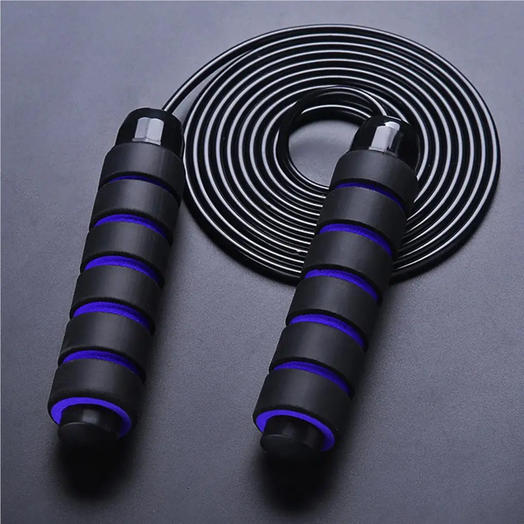 Tangle-Free Skipping Rope with Ball Bearings Rapid Speed Jump Rope Excercise Fitness Workout Equipment