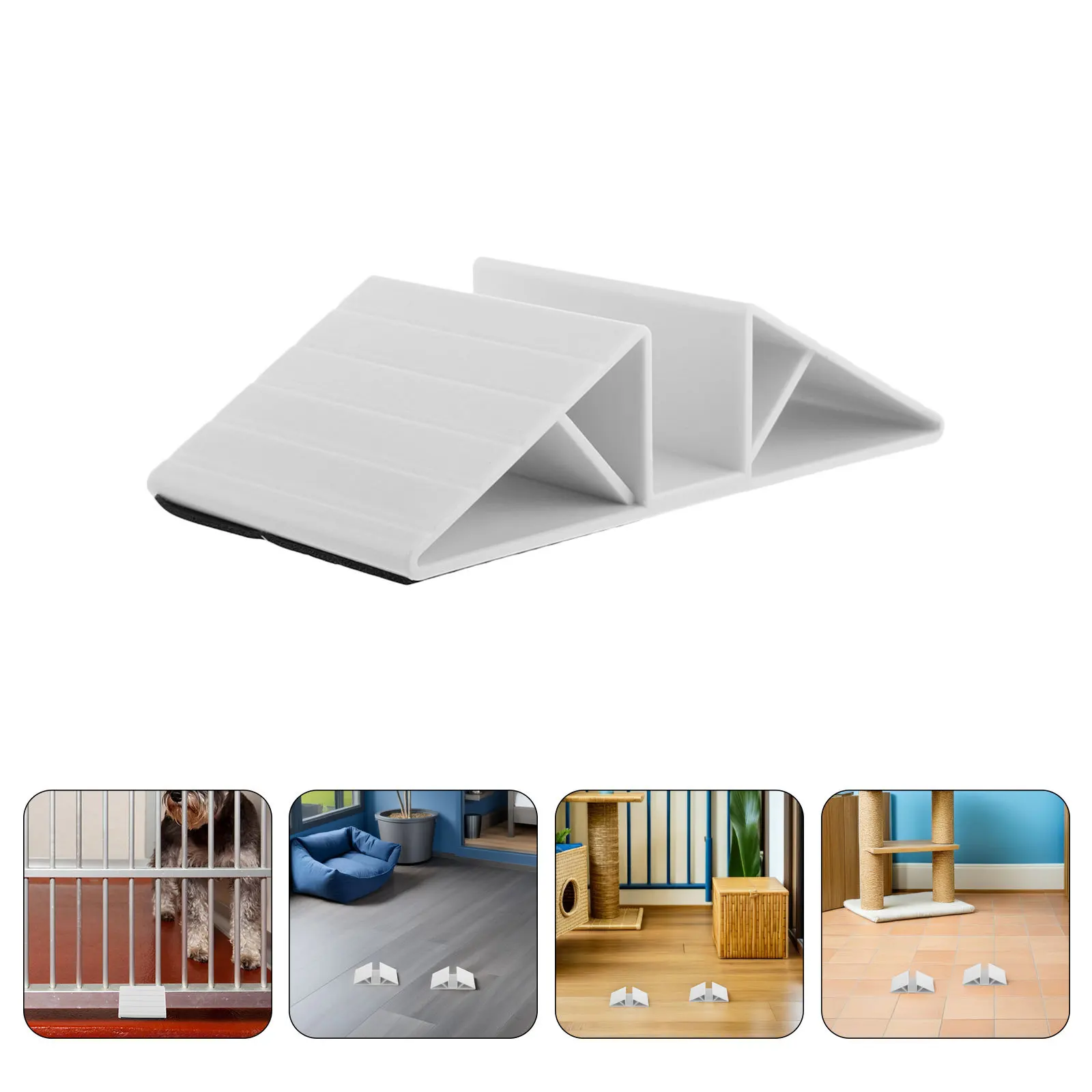 

10Pcs Pet Gate Support Feet Stabilizer for Dog Fence Reinforcement Triangle Base Freestanding Panel Barrier Compatibility All