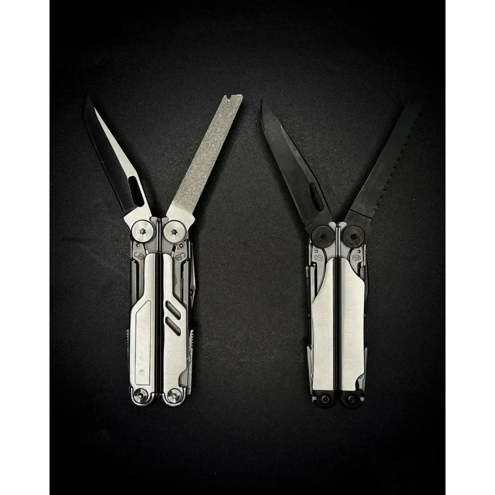 7Cr17 Stainless Steel Portable Outdoor Opener Tool Hunting Knife Folding Knife Multi-tool Phillips/Slotted/Glasses Screwdriver