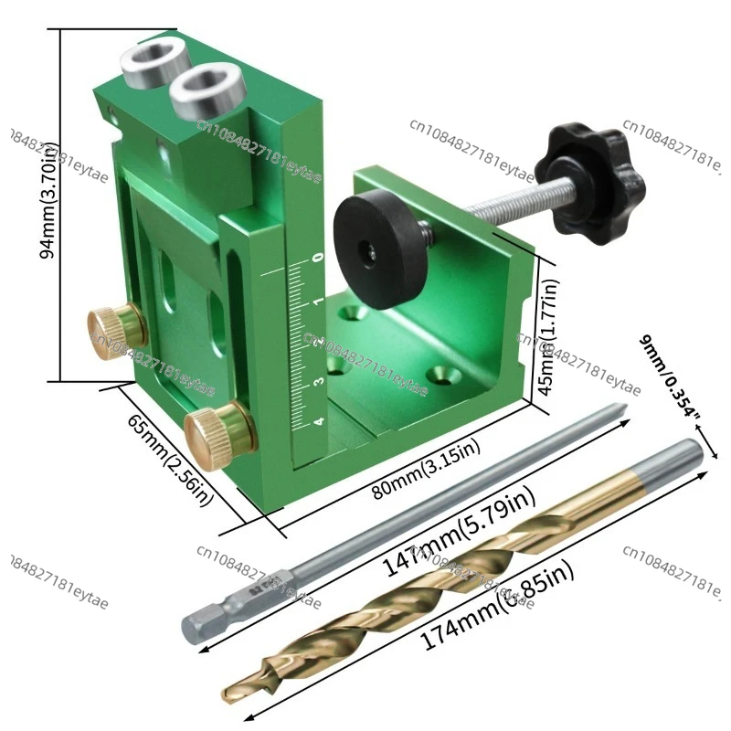 Woodworking Drilling Fixture, Adjustable Oblique Hole Positioner, Panel Furniture Hole Punch