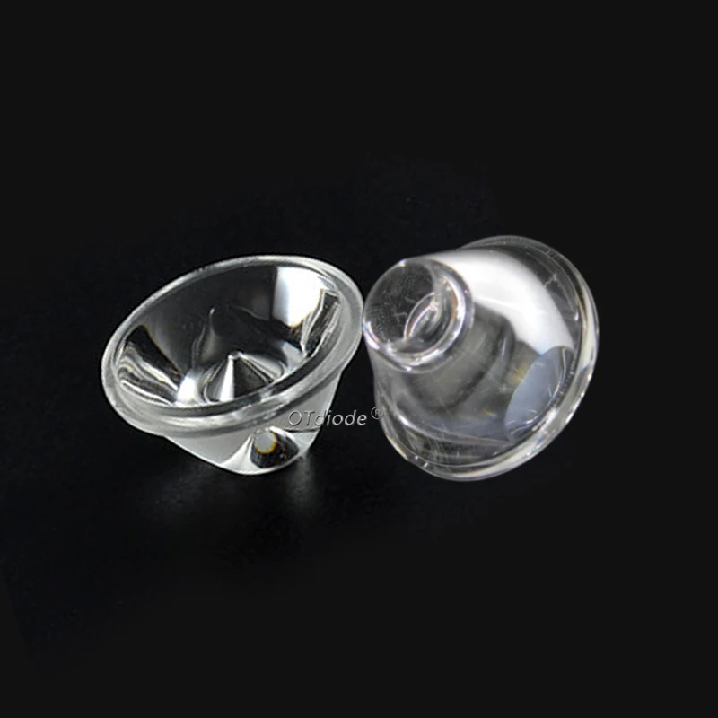 1W 3W 5W LED Lens 20MM Optical PMMA Flat Transparent Lenses 5 10 15 30 45 60 90 120 Degree For 1 3 5 Watt High Power LED Chip