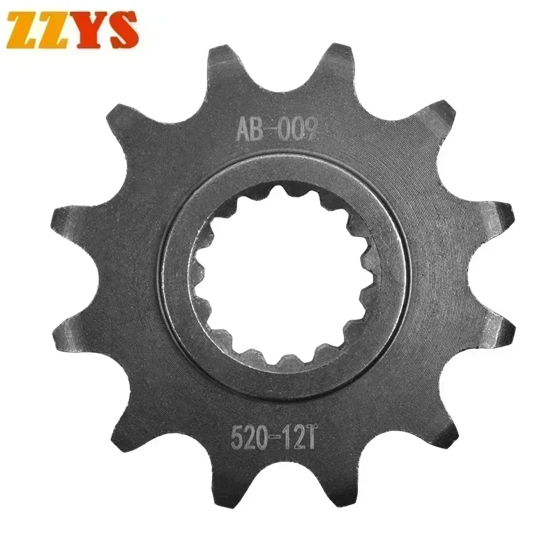 520 12T 12 Tooth Front Sprocket Gear Staring Wheel Cam For KT SXF 250 SX-F SX Motocross SX250 SX-F250 Factory Edition SXF250