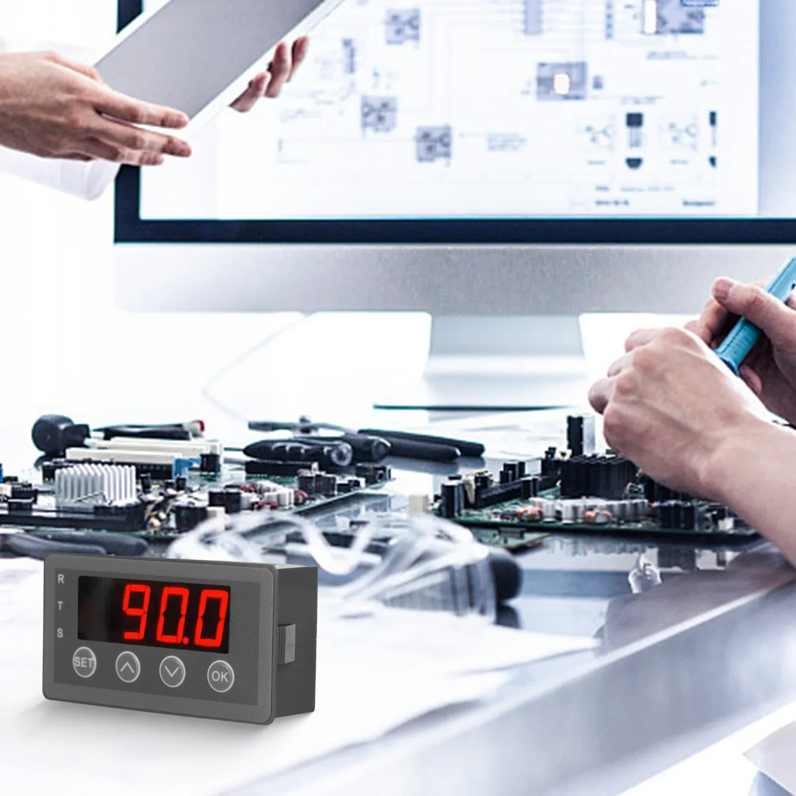 

Industrial Use Analog Input Display Current Voltage Display 485 Interface Communication Display In Percentage Parameter Settings